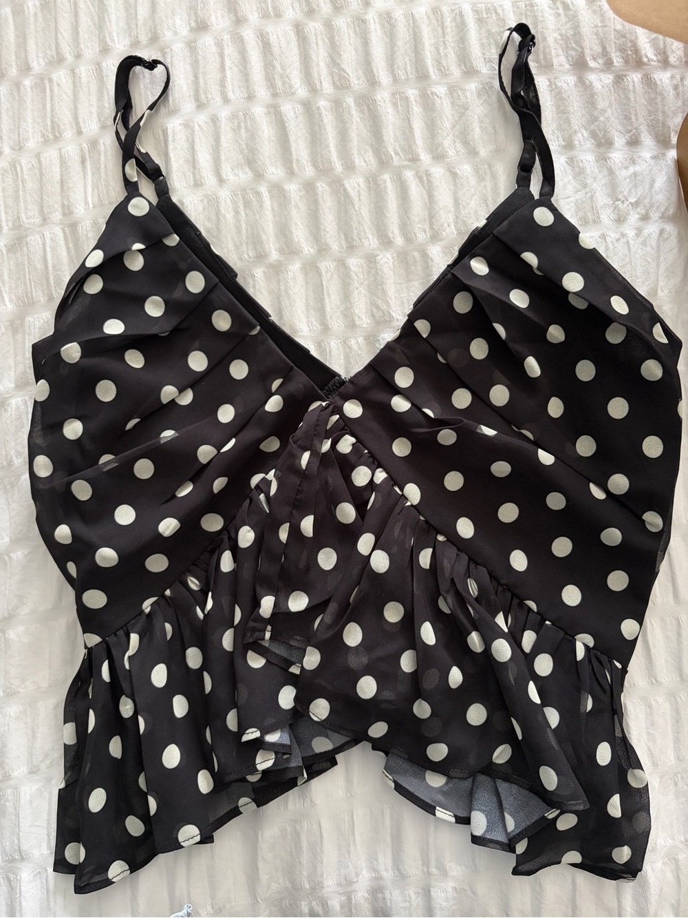 Vici polka dot top